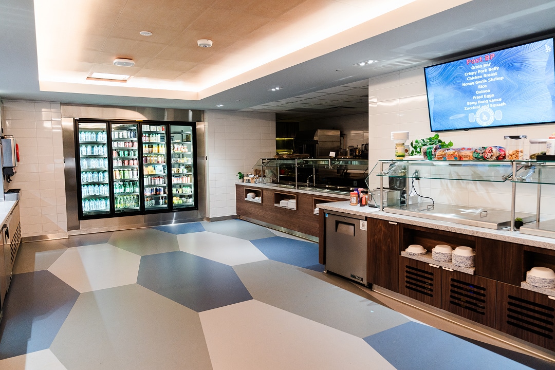 Dodger Stadium Clubhouse and Training Facilities