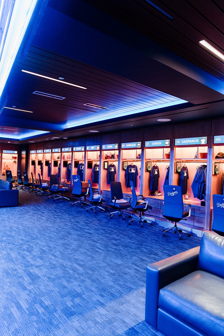 Dodger Stadium Clubhouse and Training Facilities